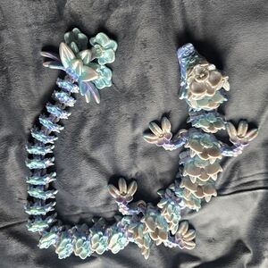 Colorful Pastlel Orchid 3D Printed Huge Dragon